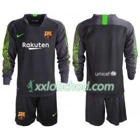Fotbalové dresy FC Barcelona Brankářské Dětské Venkovní Dres 2019/20 Dlouhý Rukáv